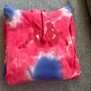 LARGE TYE DYE KAPPA HOODIE